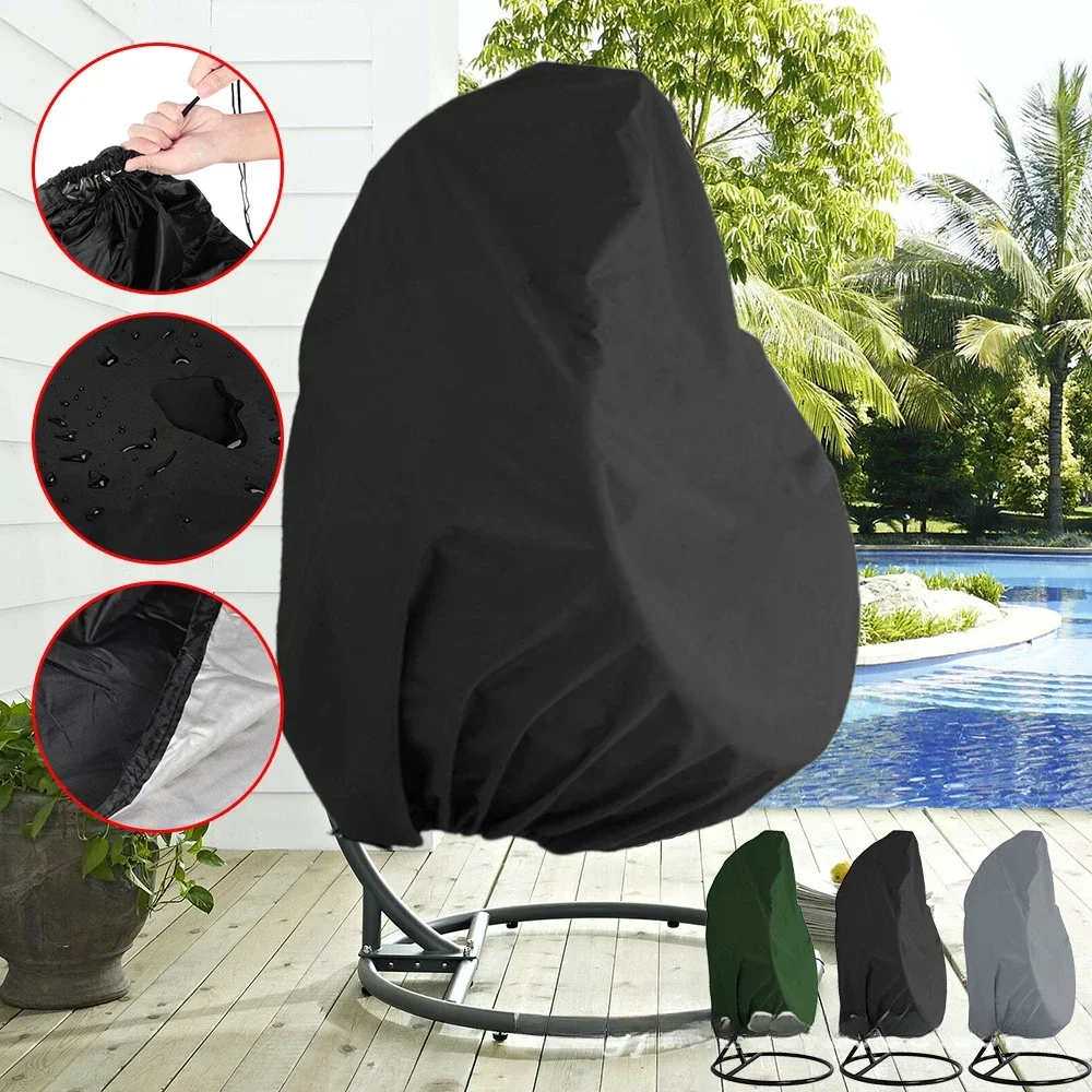 Outdoor Furniture Egg Chair - Juste de chaise pivotante avec protection