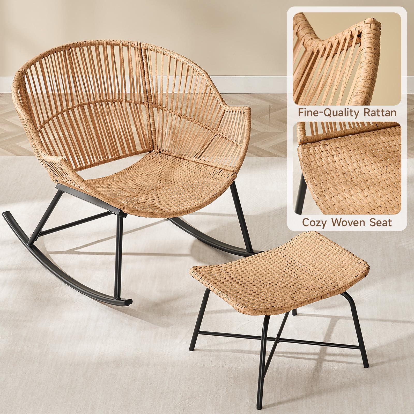 Fauteuil à bascule Papasan en  - Outdoor Furniture Egg Chair avis et prix