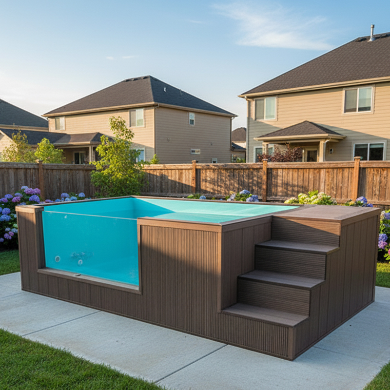 Piscine préfabriquée de luxe e - Outdoor Furniture Factory avis et prix