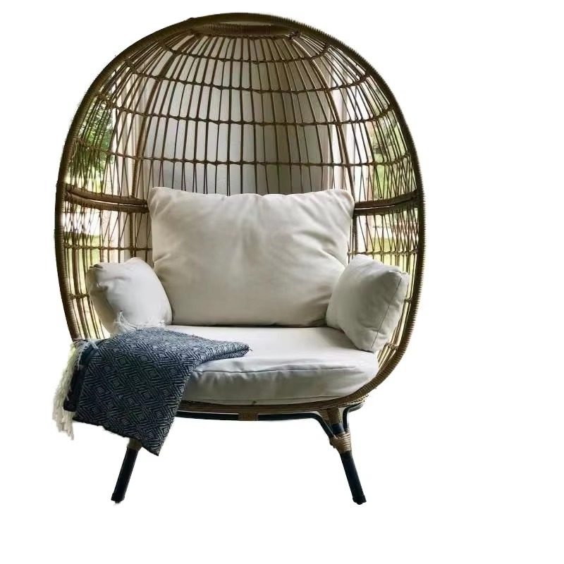 Fauteuil œuf en rotin tressé d - Outdoor Furniture Egg Chair avis et prix